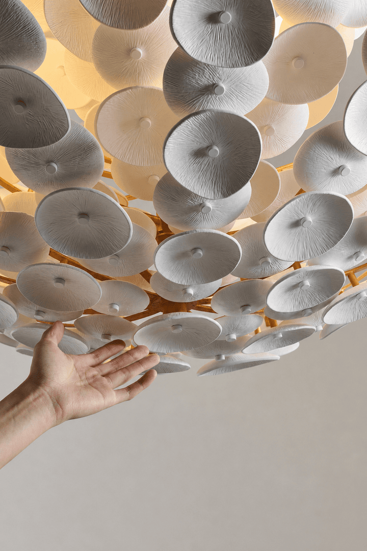 Coconut Disc Chandelier - Vakkerlight