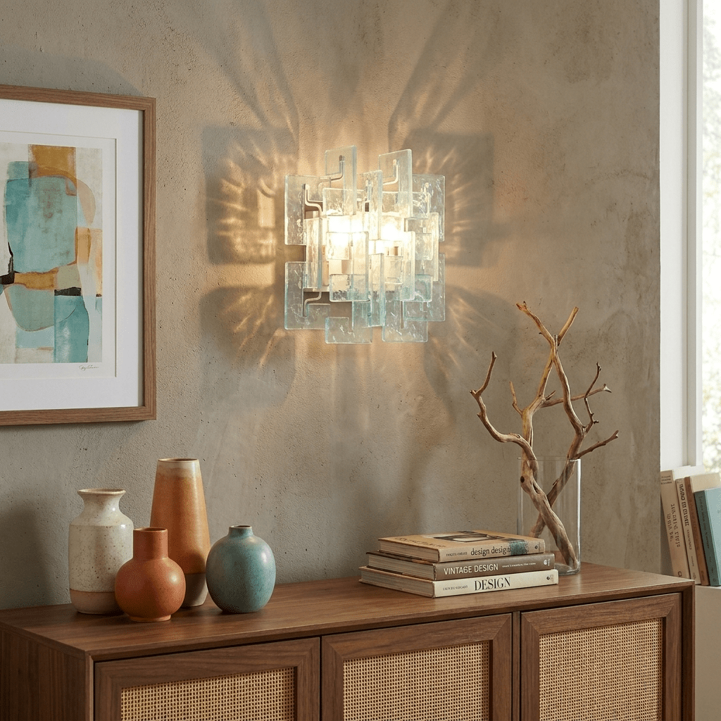 Stacked Glass Wall Sconce - Vakkerlight