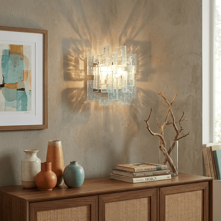 Stacked Glass Wall Sconce - Vakkerlight