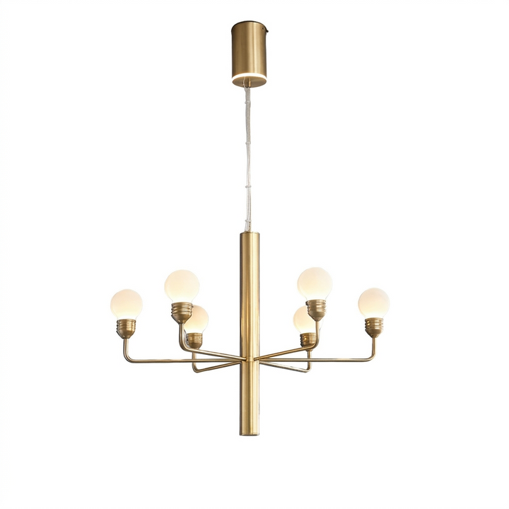 Raggiera Tiered Alabaster Globe Chandelier