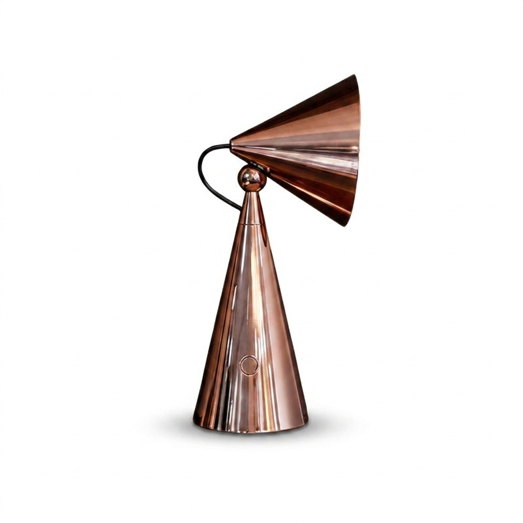 Rechargeable Cone Table Lamp