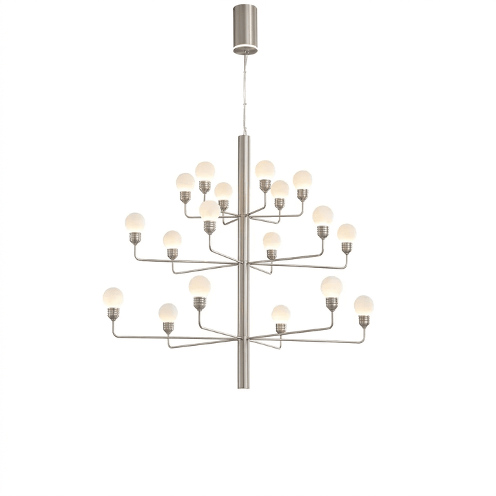 Raggiera Tiered Alabaster Globe Chandelier