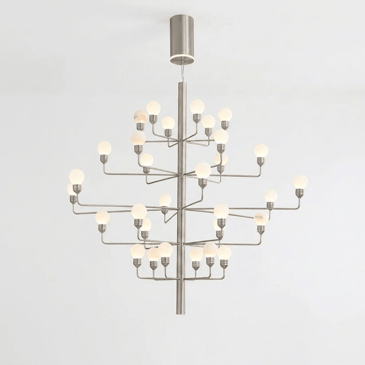 Raggiera Tiered Alabaster Globe Chandelier