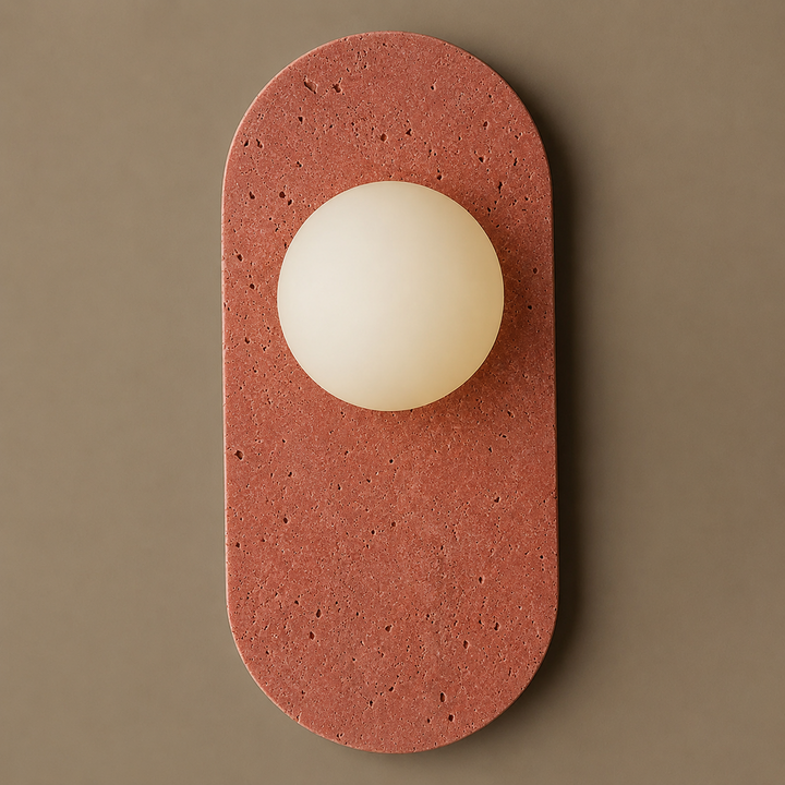 Plinto Marble Wall Sconce