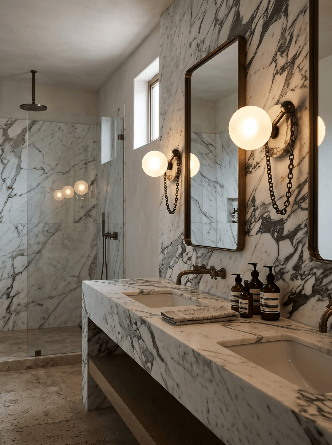 Keepsake Marble Globe Wall Sconce - Vakkerlight