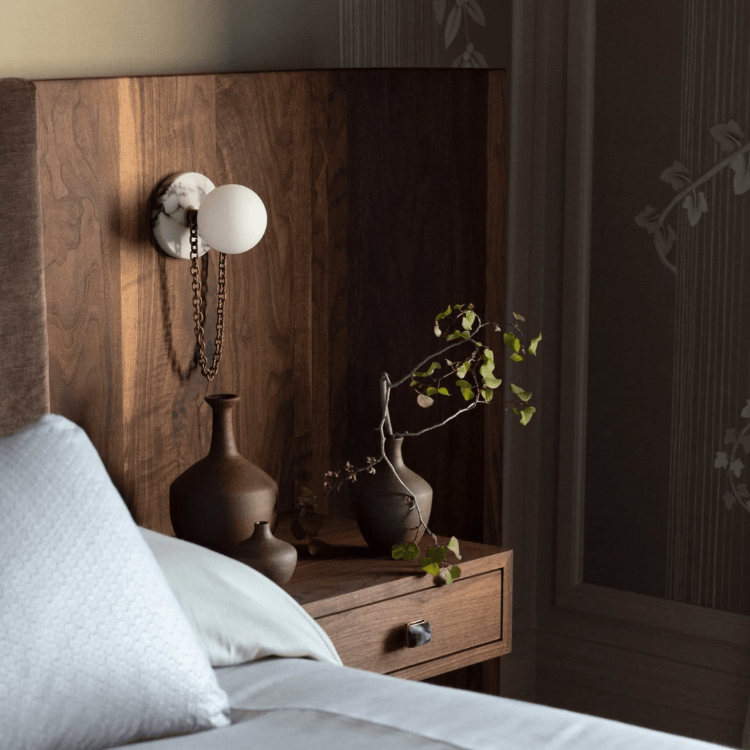 Keepsake Marble Globe Wall Sconce - Vakkerlight
