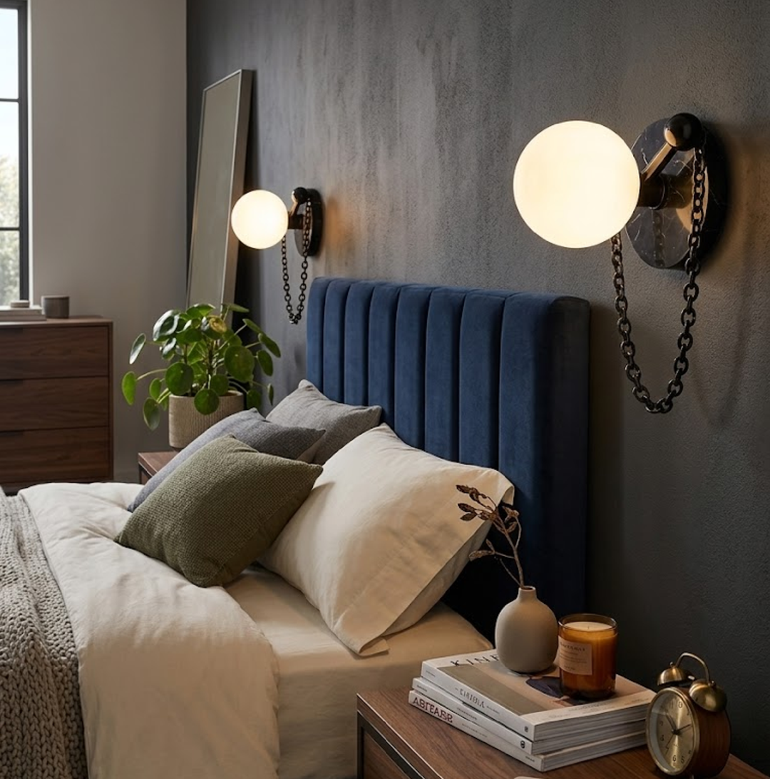 Keepsake Marble Globe Wall Sconce - Vakkerlight