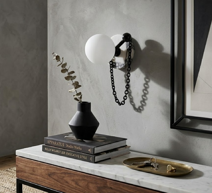 Keepsake Marble Globe Wall Sconce - Vakkerlight