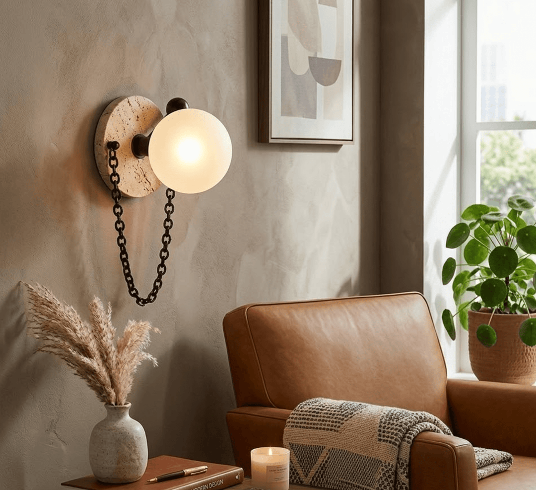 Keepsake Marble Globe Wall Sconce - Vakkerlight
