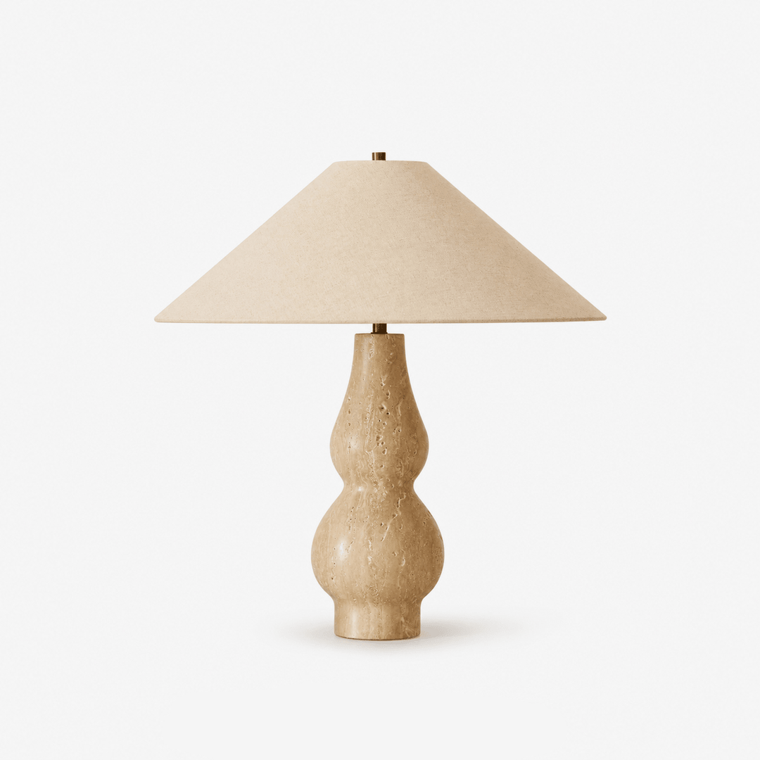 Travertine Double-Gourd Table Lamp - Vakkerlight