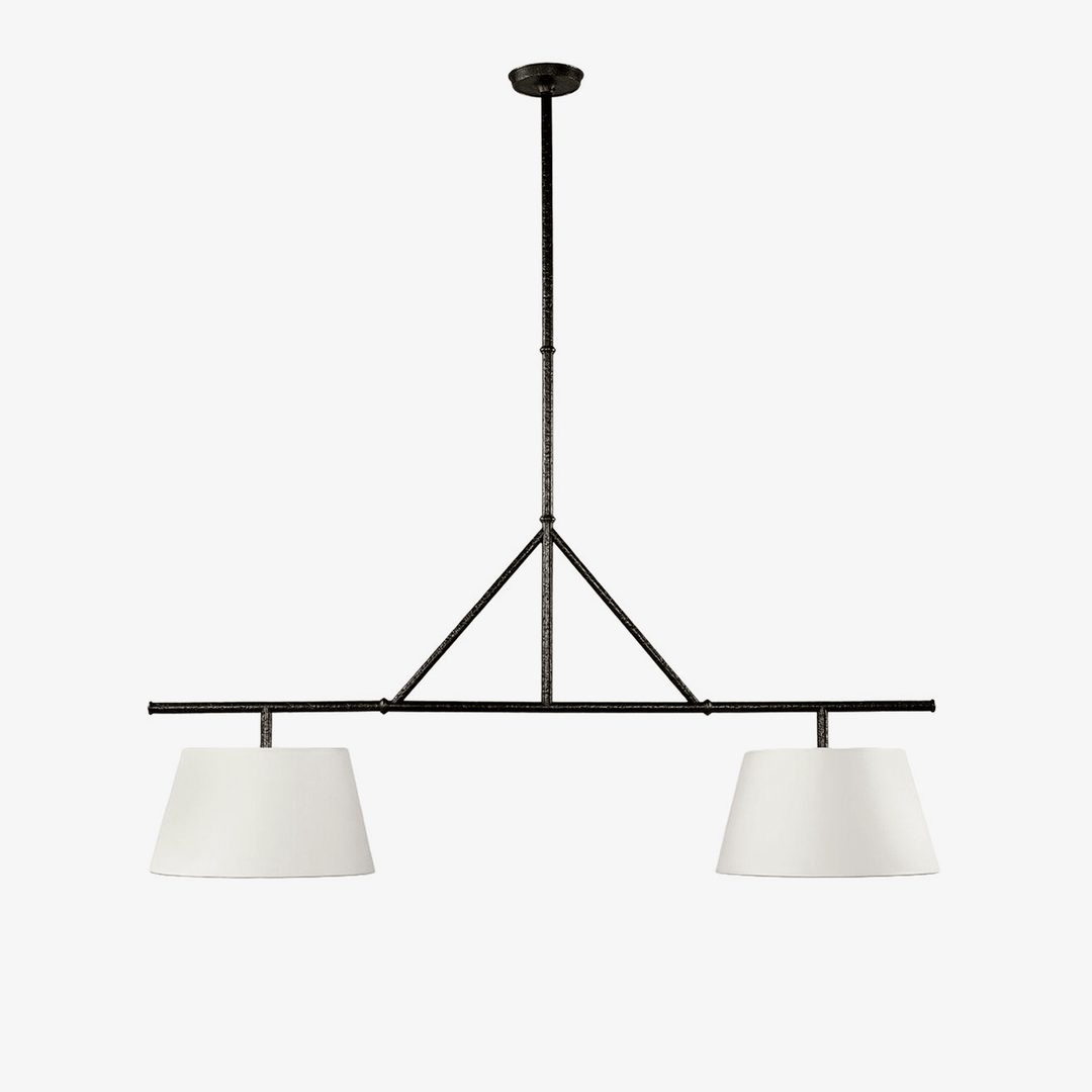 Two Light Linear Island Pendant Lamp - Vakkerlight