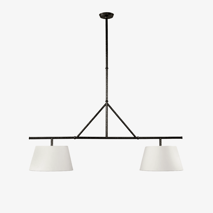 Two Light Linear Island Pendant Lamp - Vakkerlight