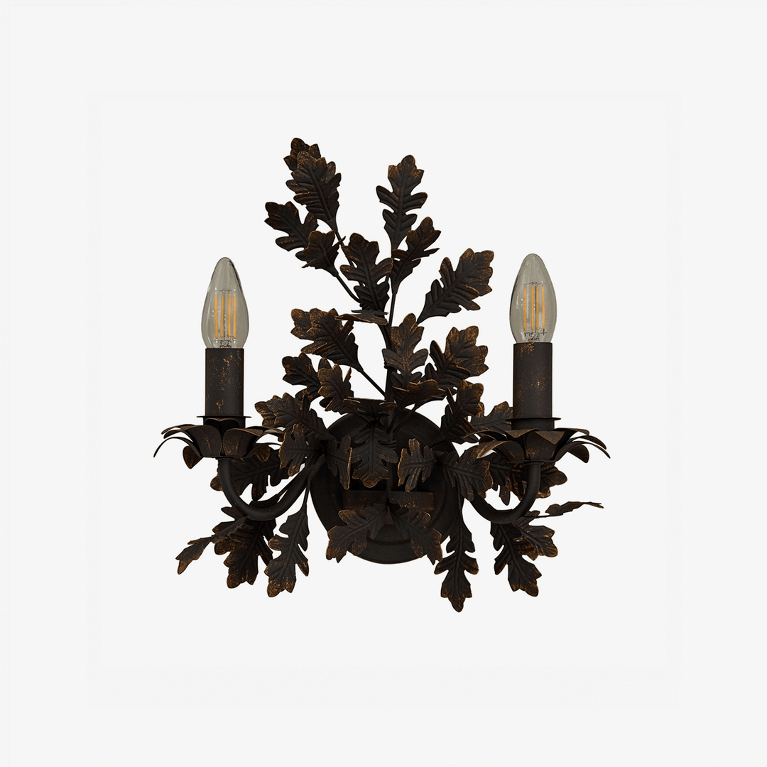 Oak Leaf Wrought Sconce - Vakkerlight