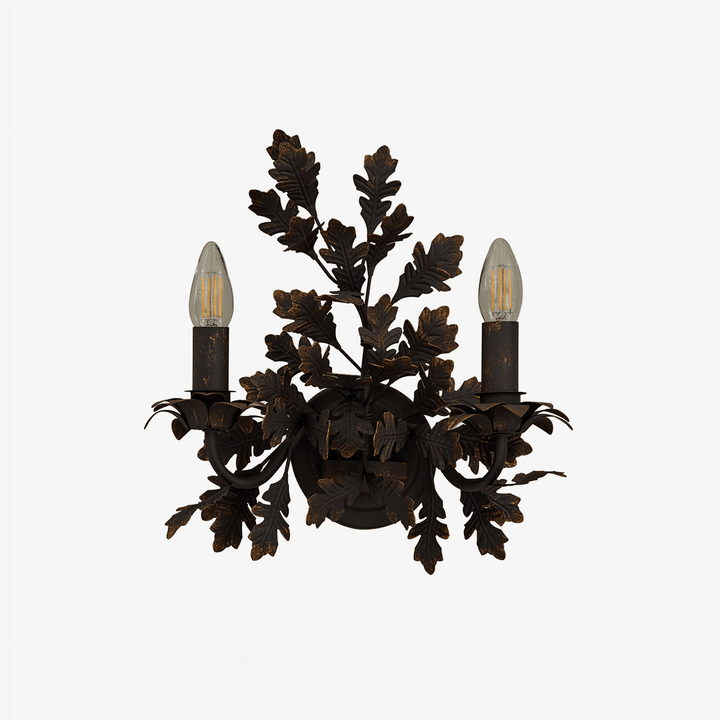 Oak Leaf Wrought Sconce - Vakkerlight