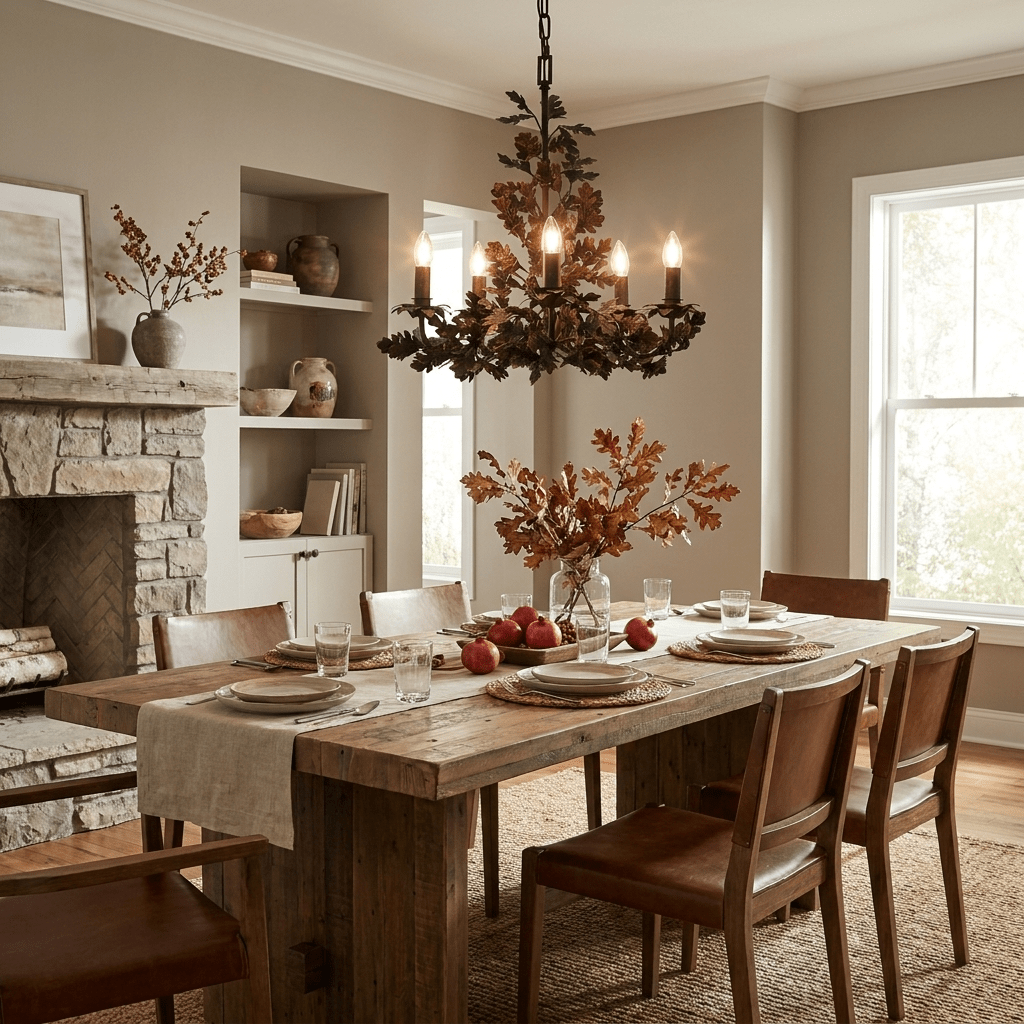 Thicket Oak Leaf Chandelier - Vakkerlight