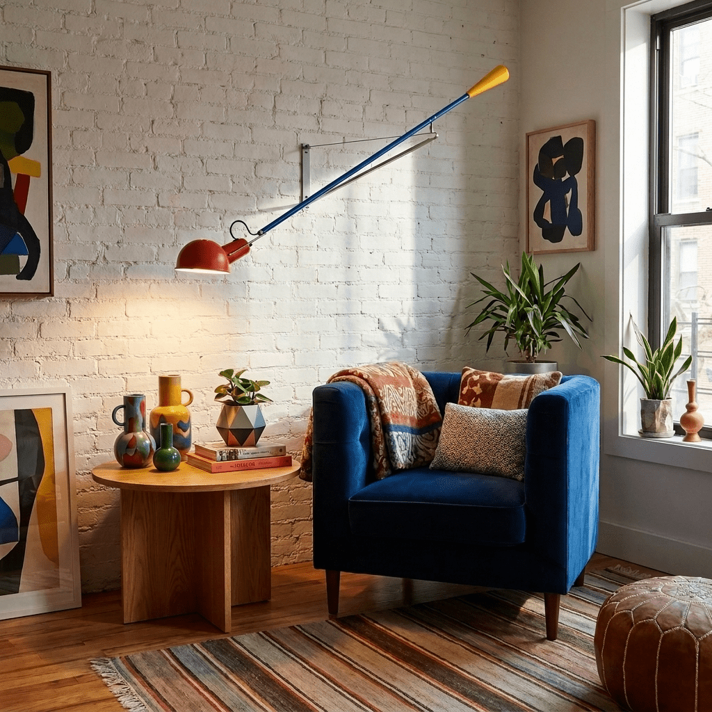 Long Swing Arm Wall Lamp - Vakkerlight