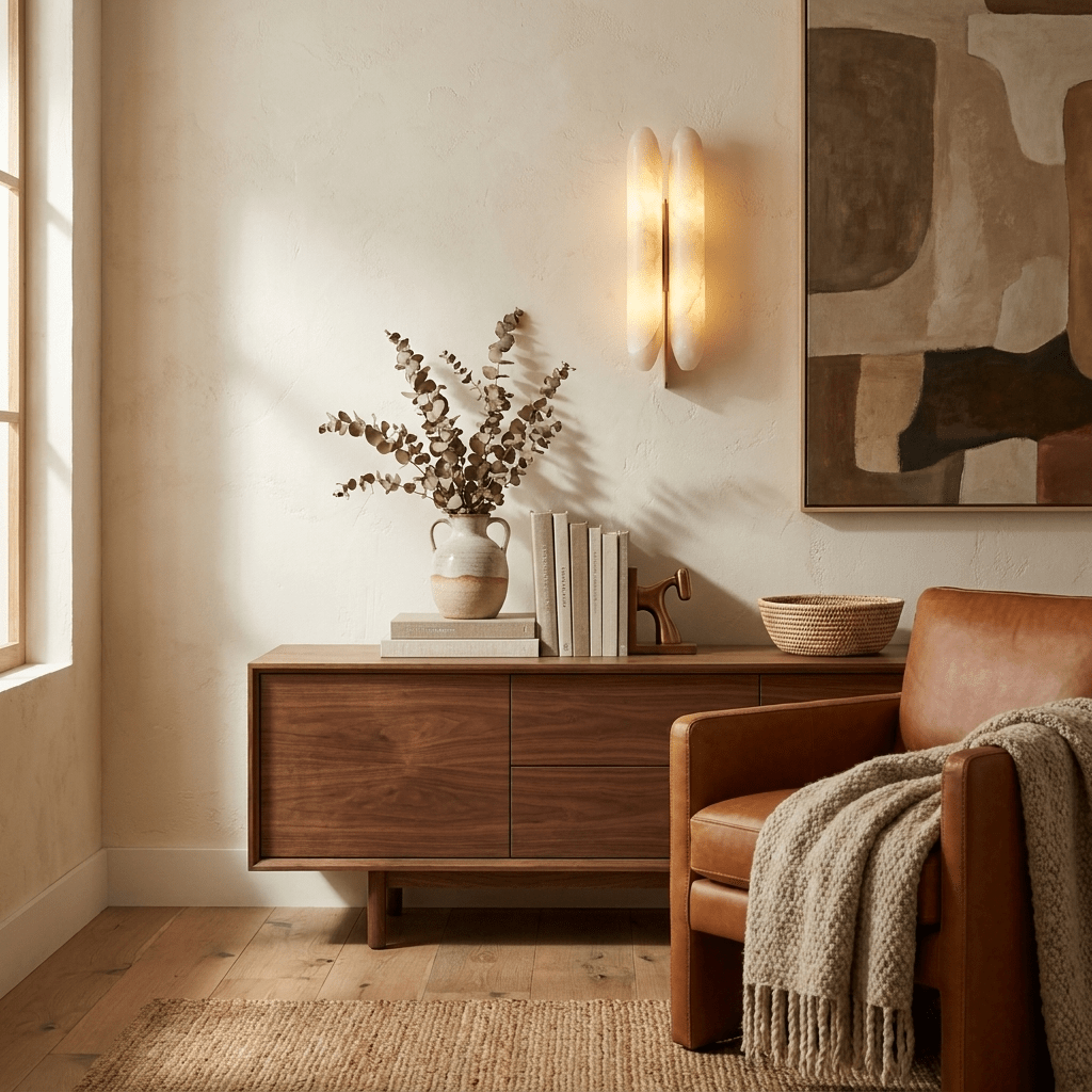 Husk Alabaster Wall Sconce - Vakkerlight