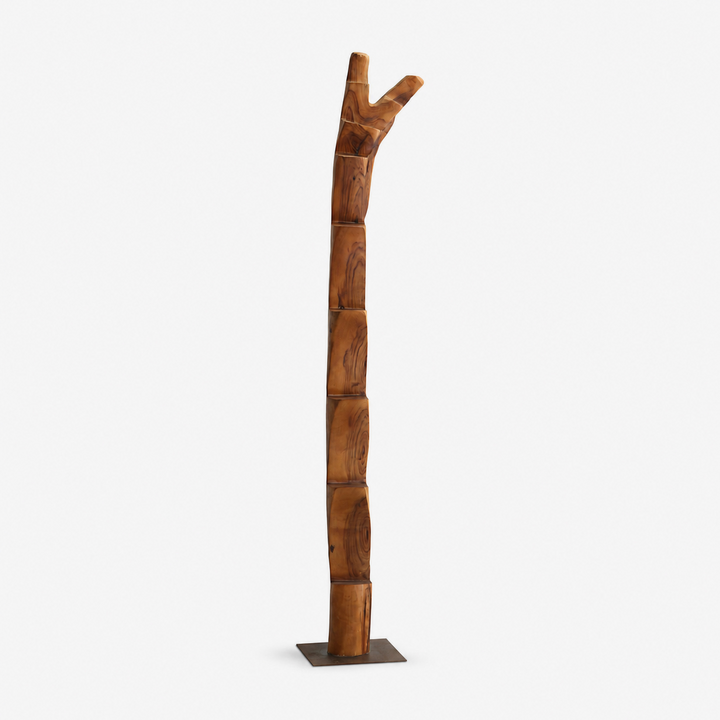 Wooden Branch Candle Tower