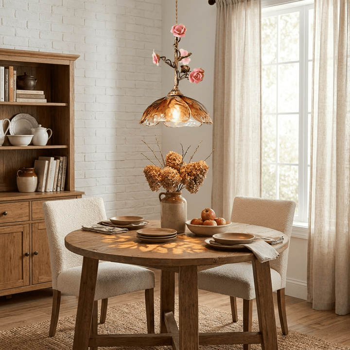 Trellis Rose Pendant Lamp - Vakkerlight