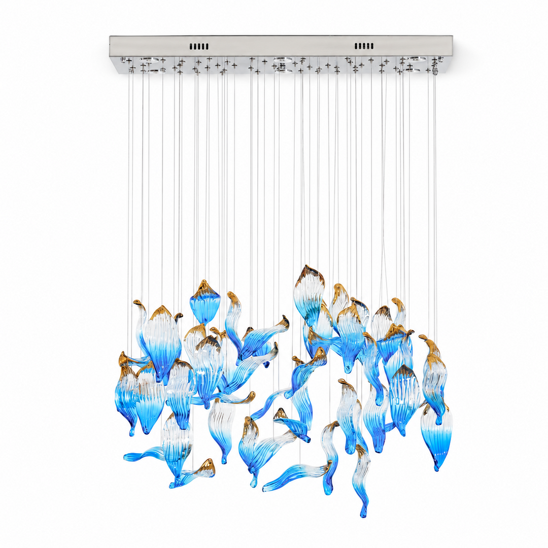 Ocean Drift Blown Glass Customize Chandelier