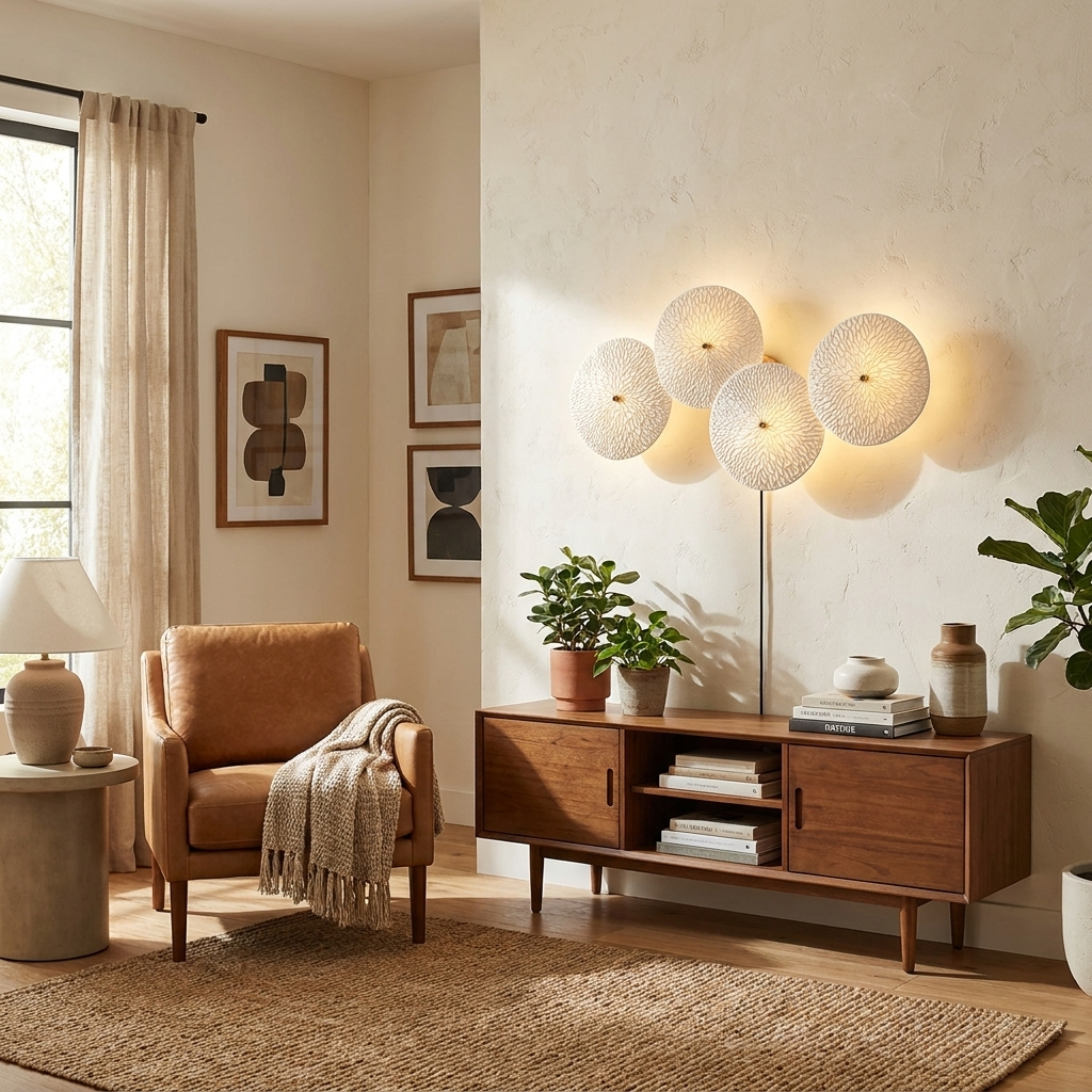 Lotus Petal Plug-in Wall Lamp