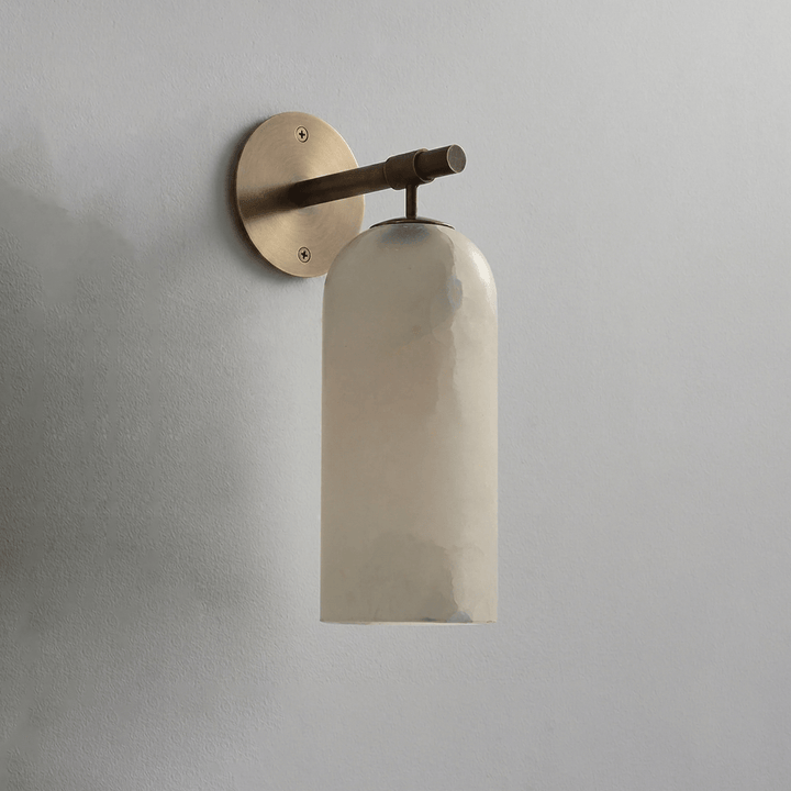 Pillar Alabaster Wall Sconce