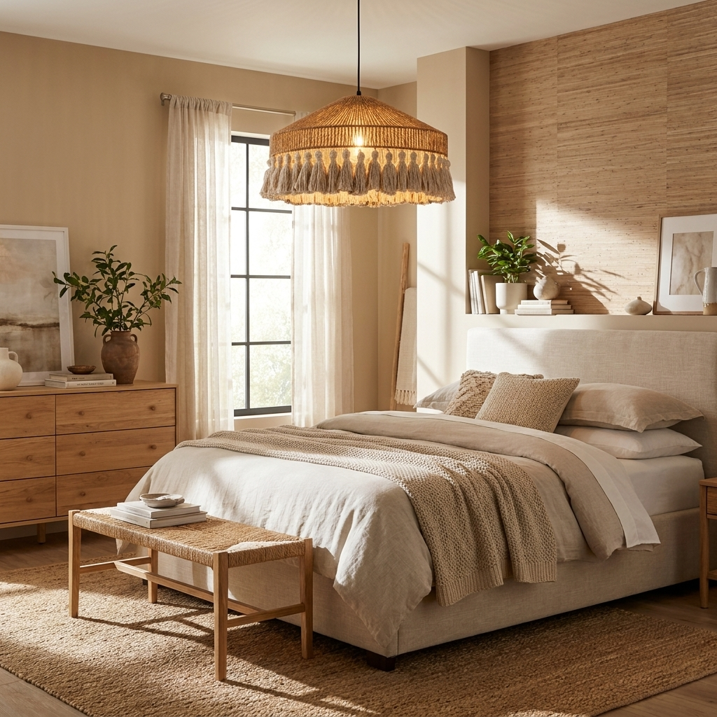 Fringe Jute Pendant Lamp
