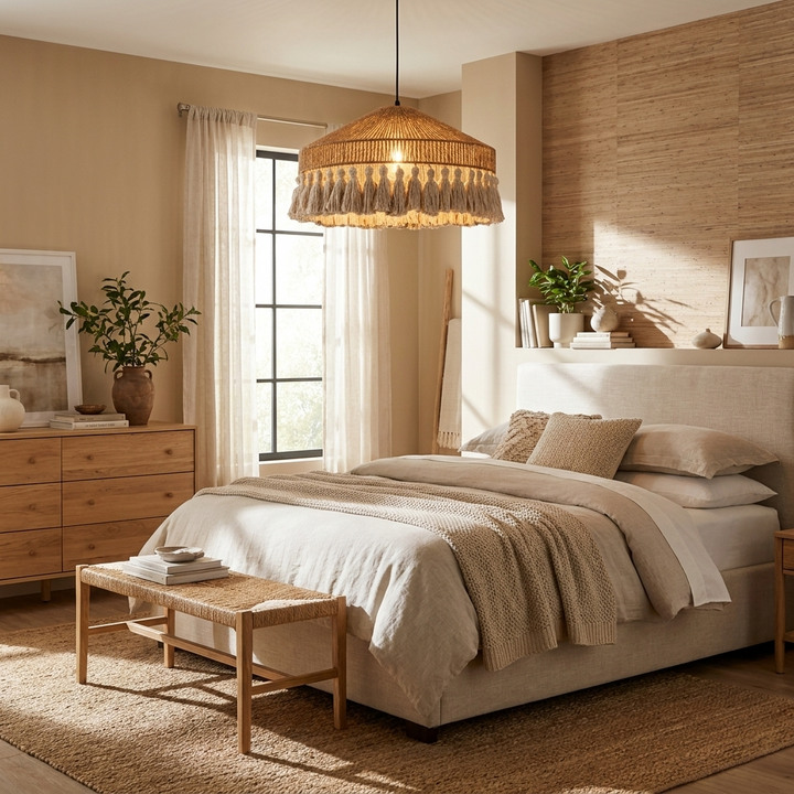 Fringe Jute Pendant Lamp