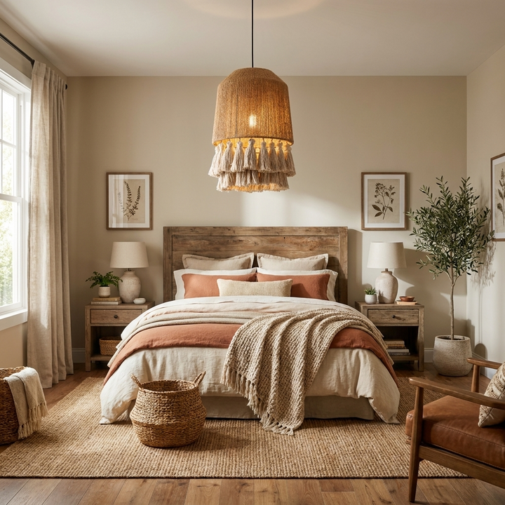 Fringe Jute Pendant Lamp