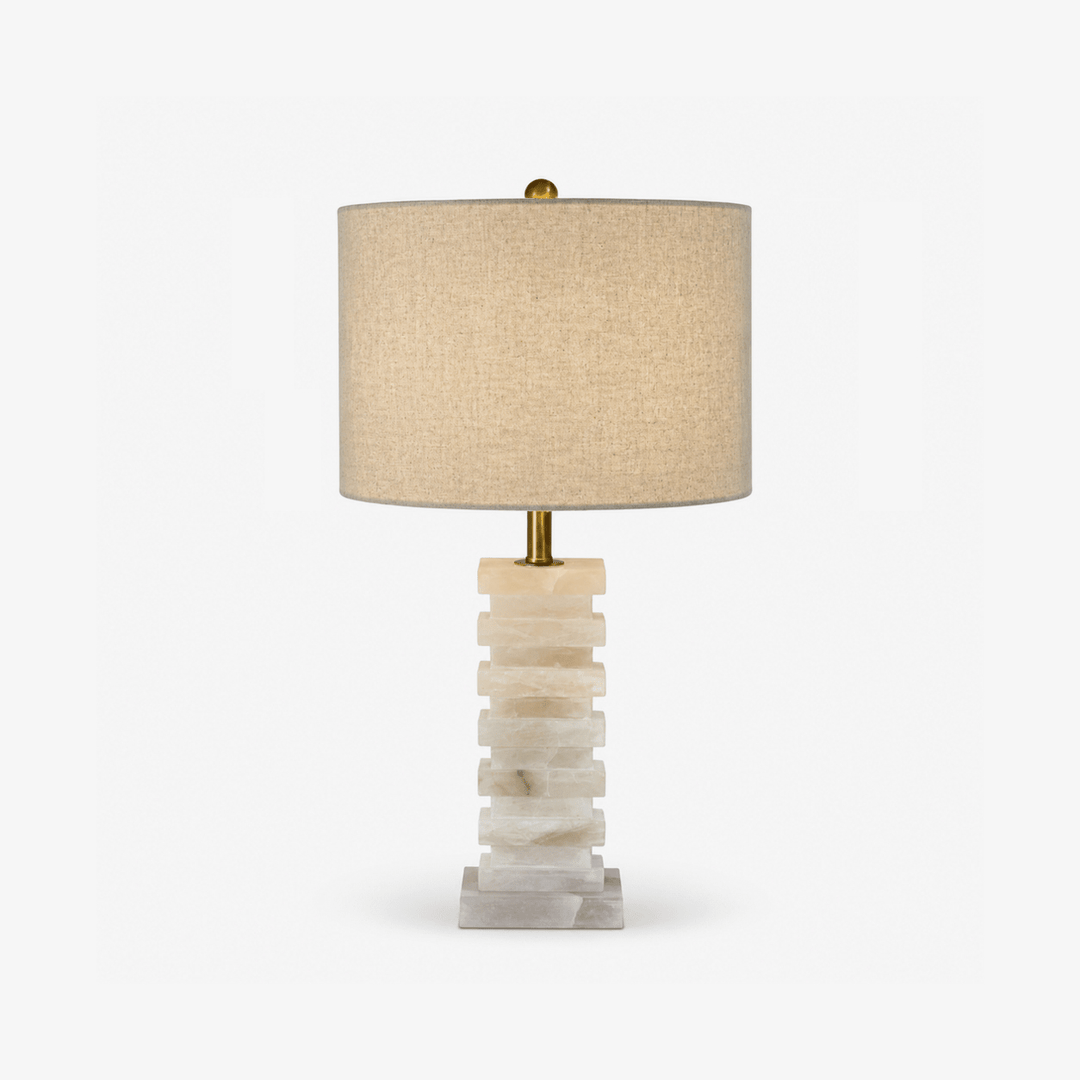 Stacked Alabaster Table Lamp - Vakkerlight