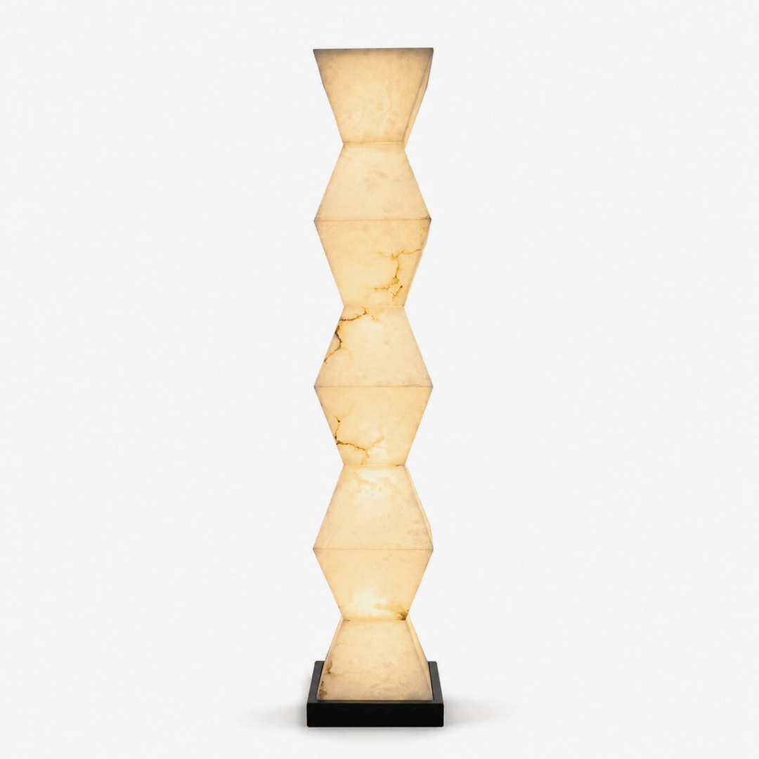 Cairn Alabaster Floor Lamp - Vakkerlight