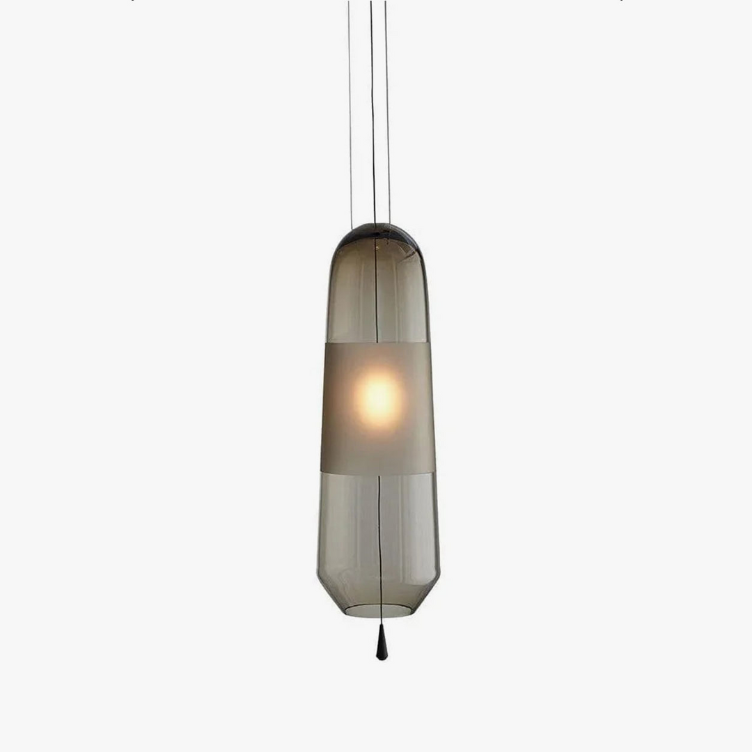 Glass Capsule Pendant Light