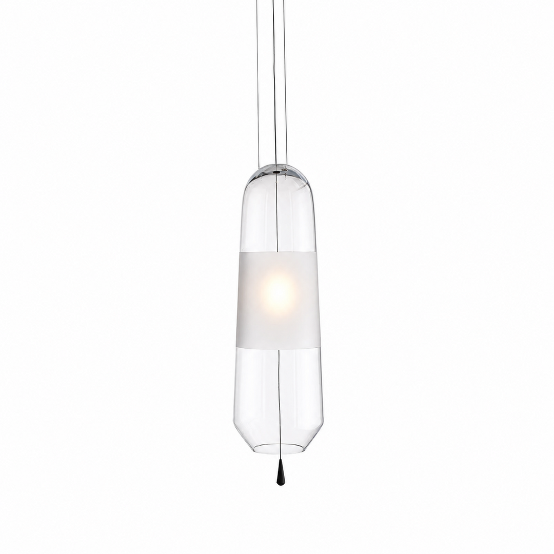 Glass Capsule Pendant Light
