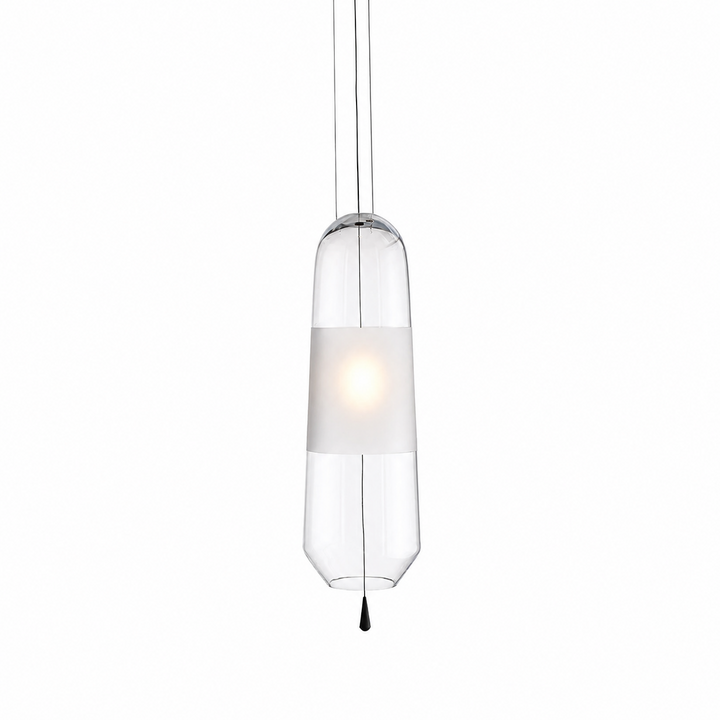 Glass Capsule Pendant Light
