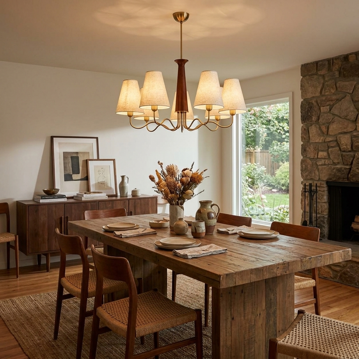 Cotton Linen Chandelier