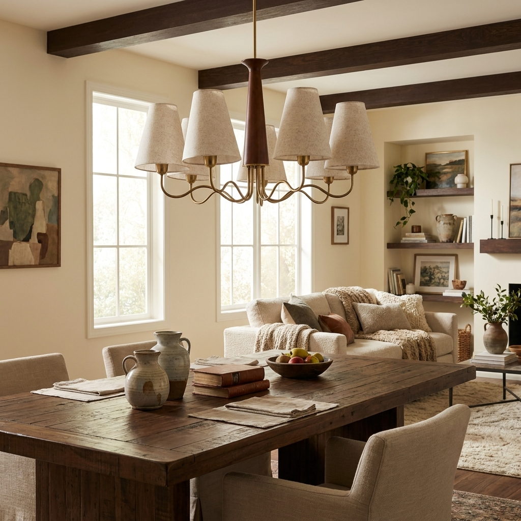 Cotton Linen Chandelier