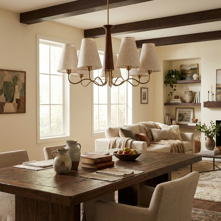 Cotton Linen Chandelier