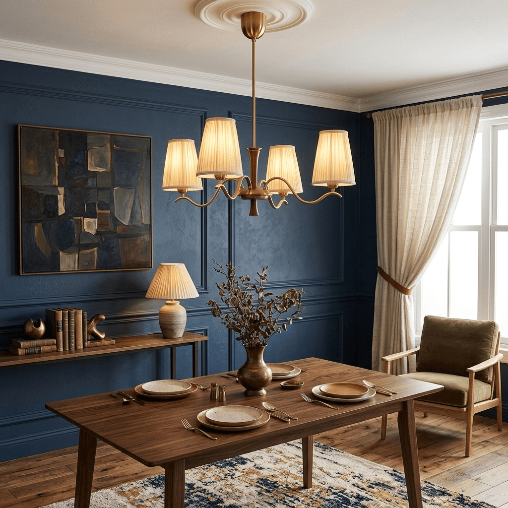 Cream Fabric Chandelier - Vakkerlight