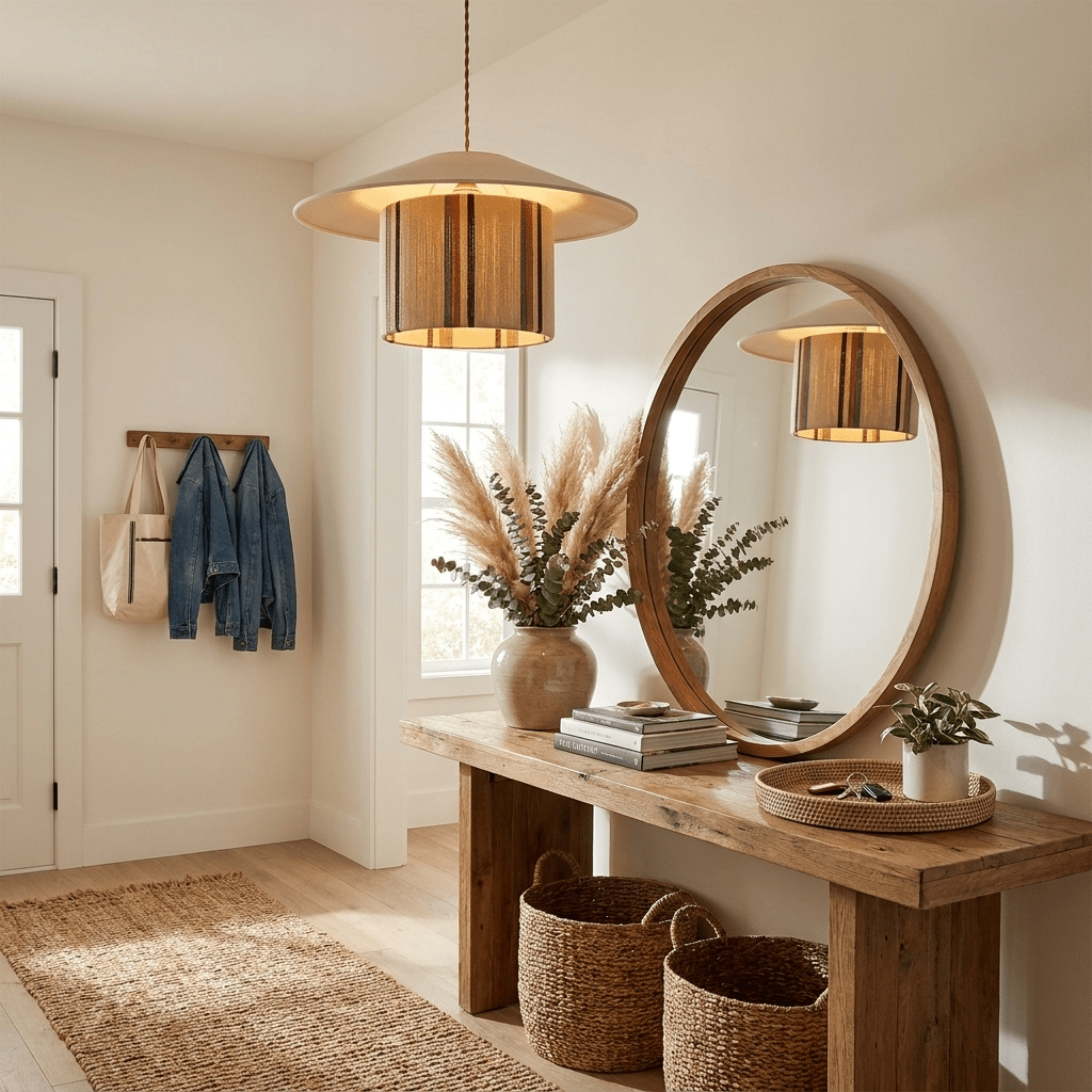 Eco Fabric Fringe Pendant Lamp - Vakkerlight