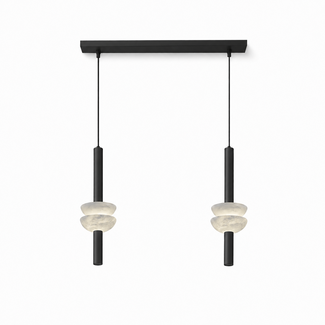 Alabaster Column Pendant Lamp
