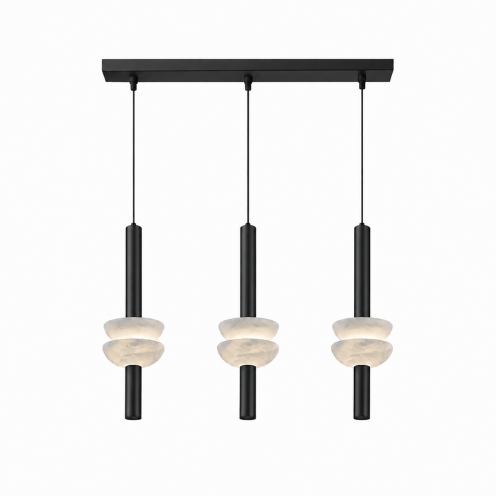 Alabaster Column Pendant Lamp