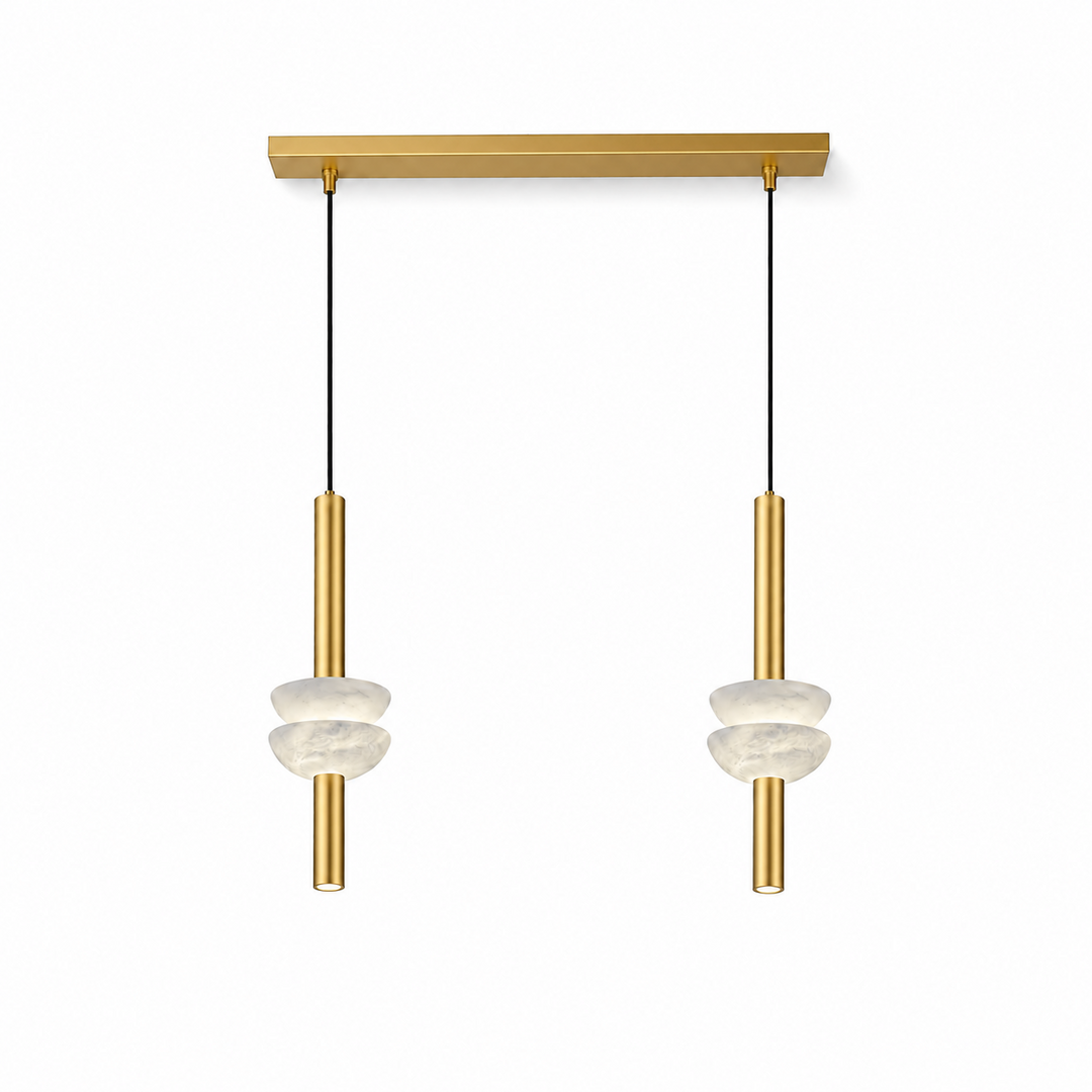 Alabaster Column Pendant Lamp