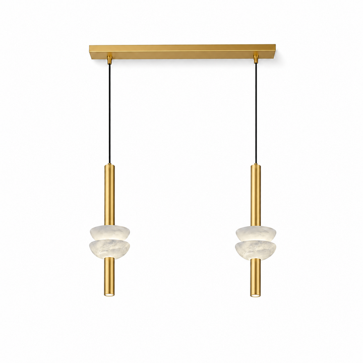 Alabaster Column Pendant Lamp