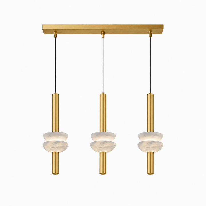 Alabaster Column Pendant Lamp