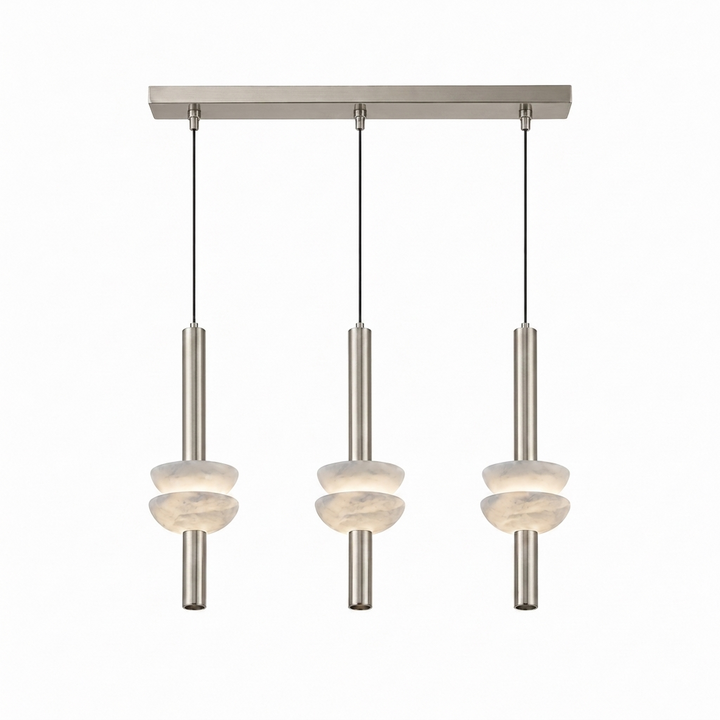 Alabaster Column Pendant Lamp