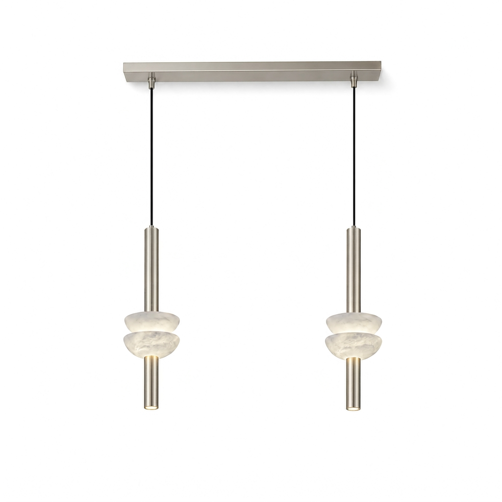 Alabaster Column Pendant Lamp
