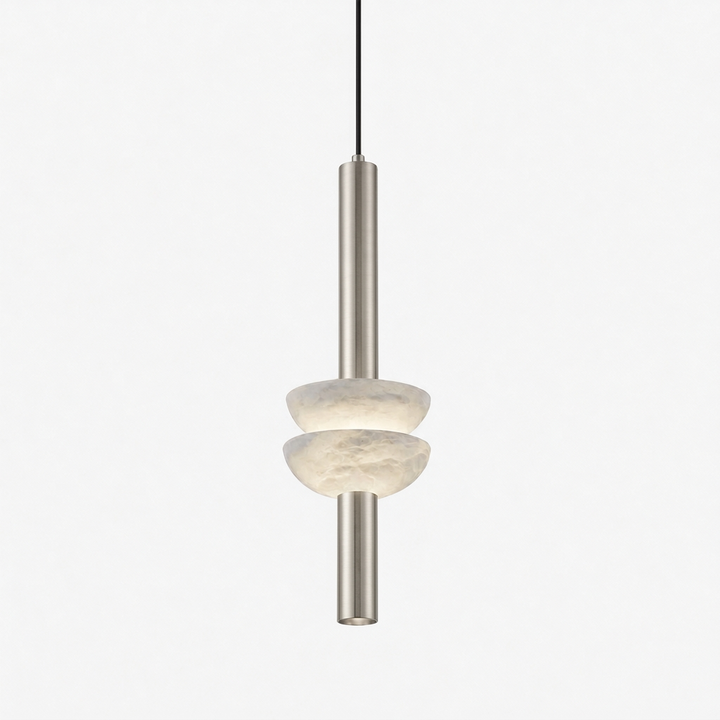 Alabaster Column Pendant Lamp