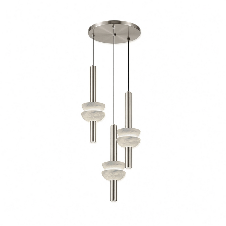 Alabaster Column Pendant Lamp