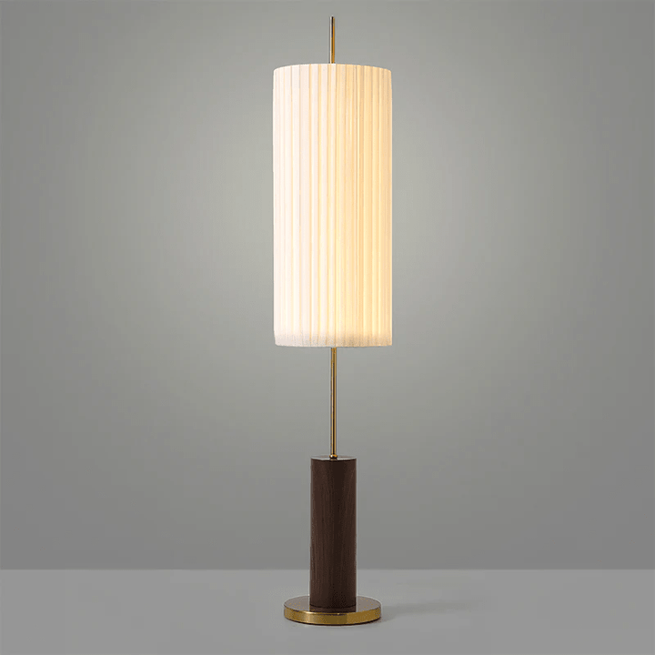 Pleated Cylinder Floor Lamp - Vakkerlight