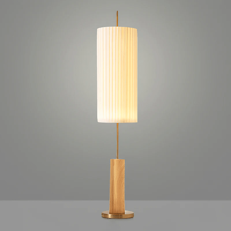 Pleated Cylinder Floor Lamp - Vakkerlight